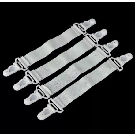 Prendedores Elástico P/lençol Segura Prende Presilha cama - Caixa com 10 kits de 4