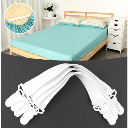 Prendedores Elástico P/lençol Segura Prende Presilha cama - Caixa com 10 kits de 4