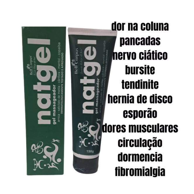 kit 12 Natgel massageador - caixa fechada