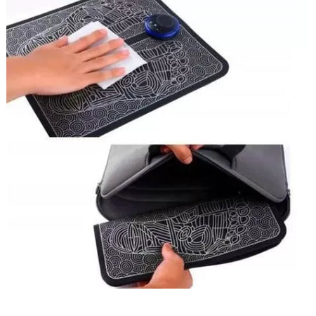 Massageador Elétrico Para Os Pés Cor Preto