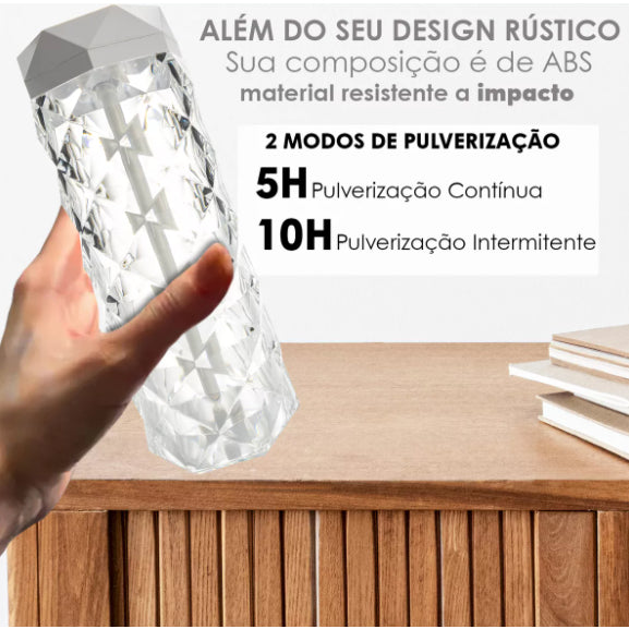 UMIDIFICADOR DE CRISTAL INTELIGENTE