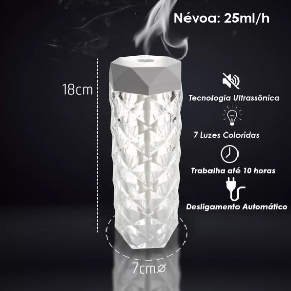 UMIDIFICADOR DE CRISTAL INTELIGENTE