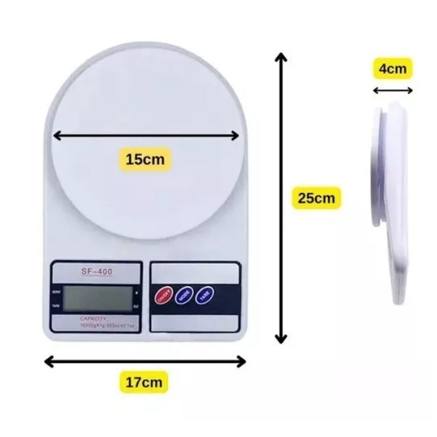 Balança Digital De Precisão Cozinha 10kg Nutrição E Dieta