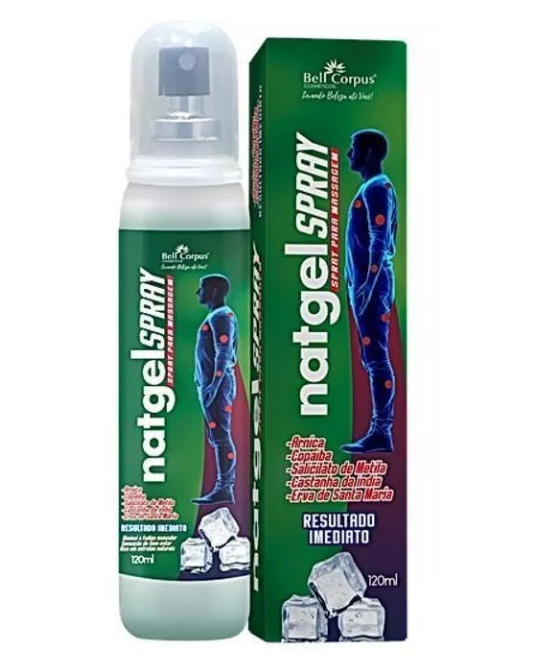 Natgel Spray 120ml Natgel spray Un Caixa com 12