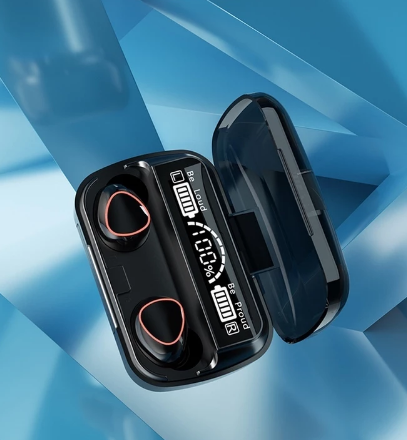 Fone sem fio Bluetooth 5.1, 2 unidades Com Pod Carregador fone de ouvido bluetooth sem fio