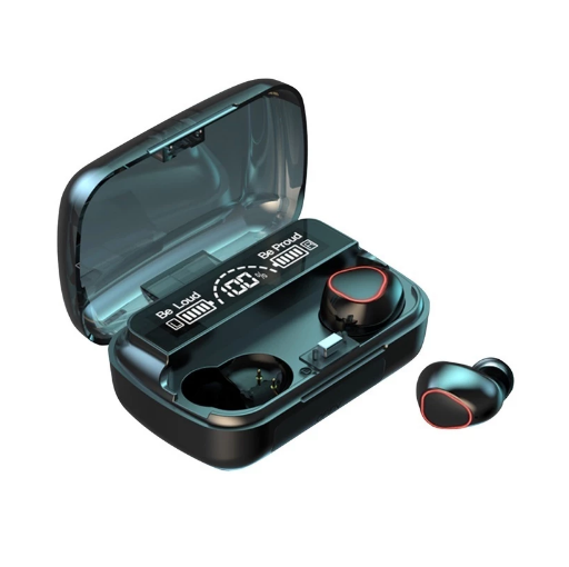Fone sem fio Bluetooth 5.1, 2 unidades Com Pod Carregador fone de ouvido bluetooth sem fio