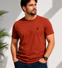 Camiseta Masculina Algodão com Elastano