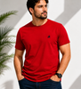 Camiseta Masculina Algodão com Elastano