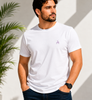 Camiseta Masculina Algodão com Elastano