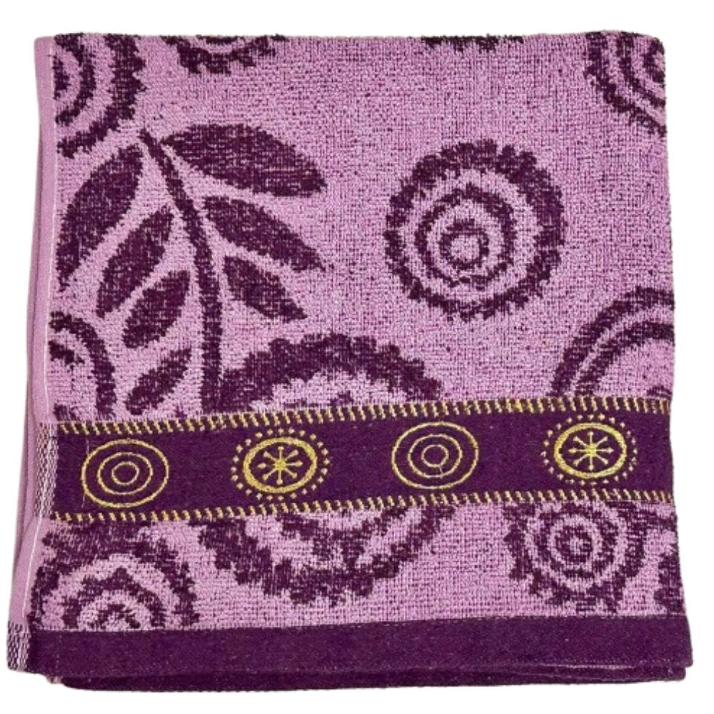 Toalha de banho Jakar estampada e Listrada