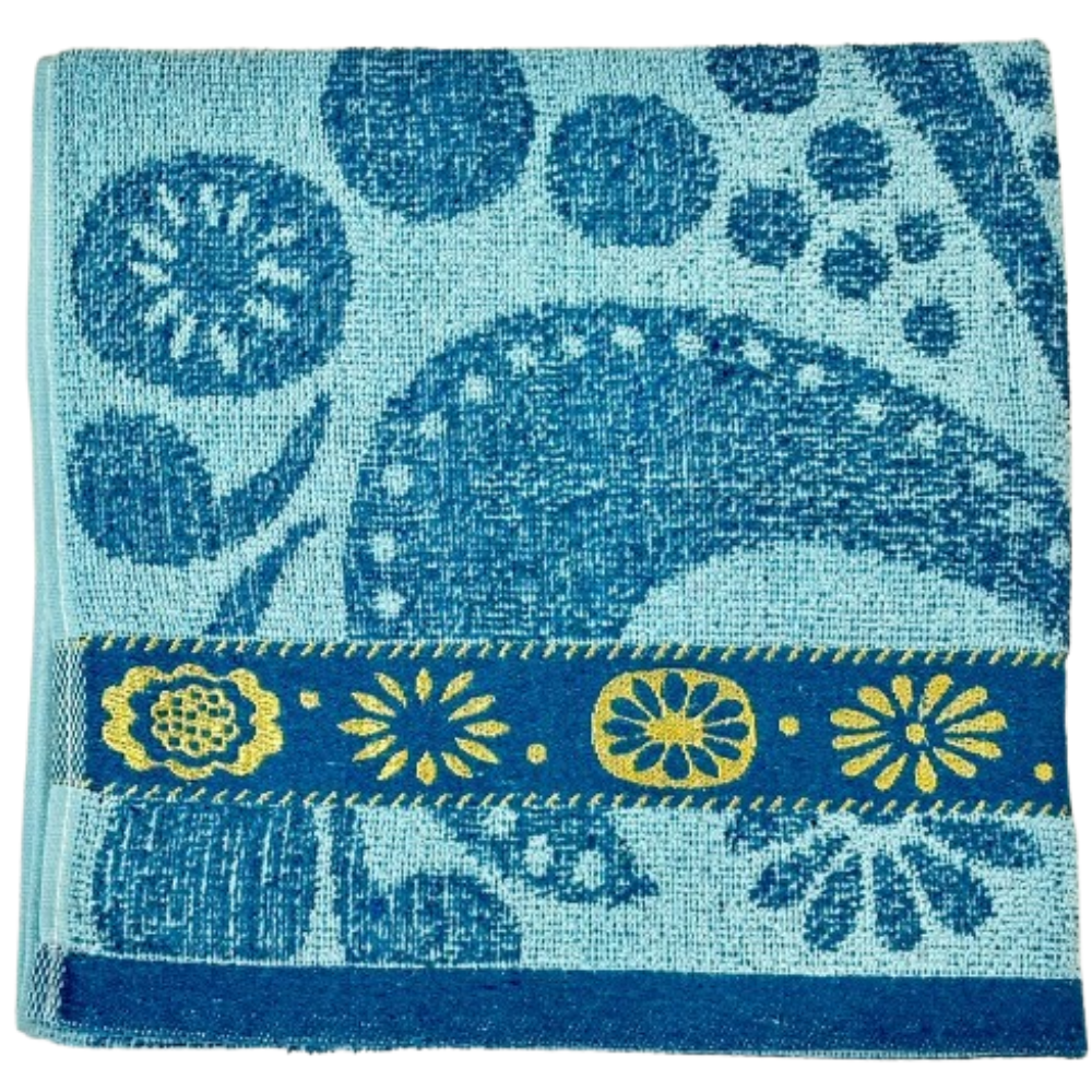 Toalha de banho Jakar estampada e Listrada