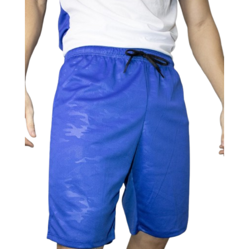 Short Dryfit duplo masculino compressão aquecedor camuflado treino academia