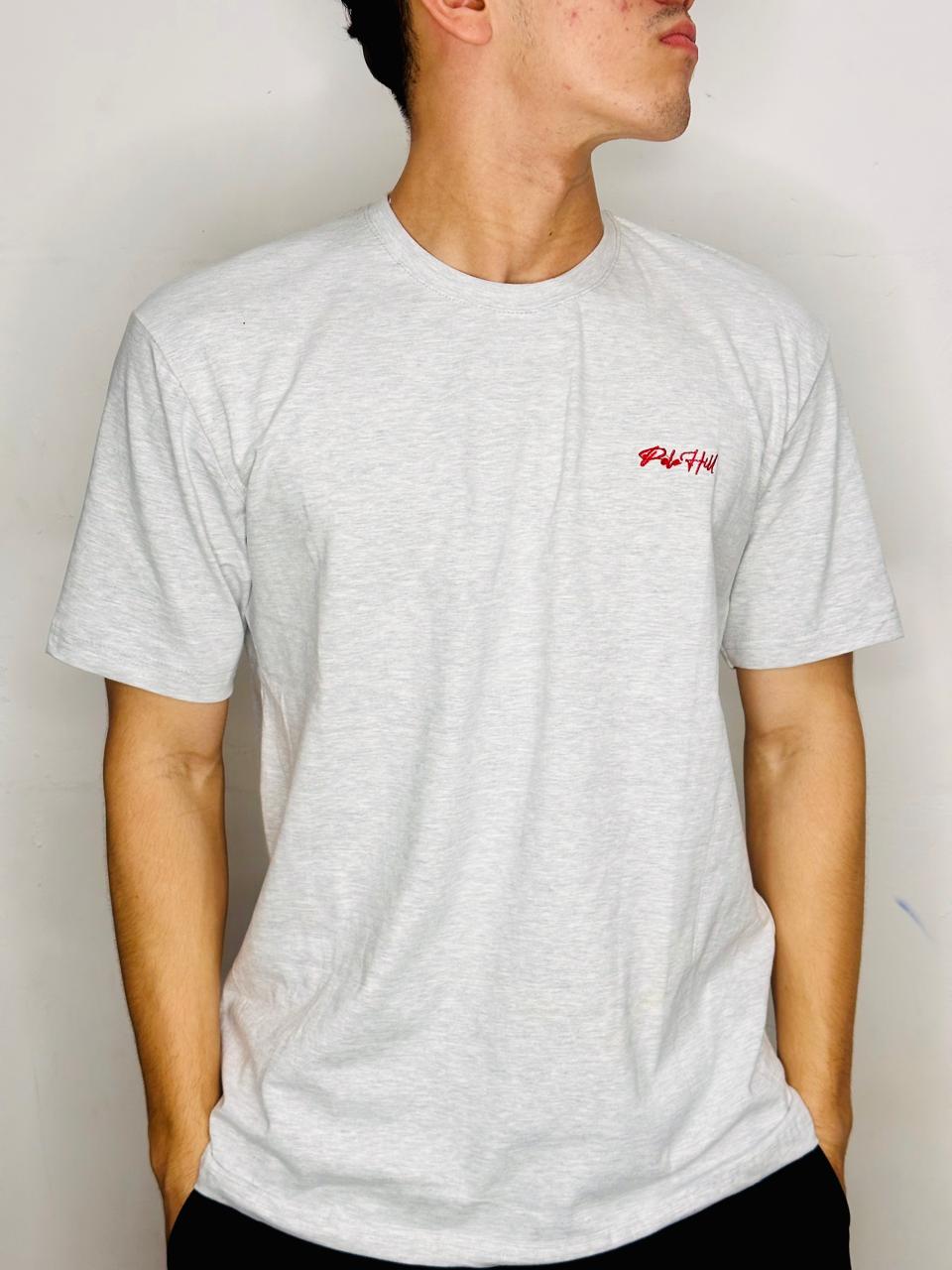 Camisetas Polo Hill Masculinas de Malha Cotton bordada