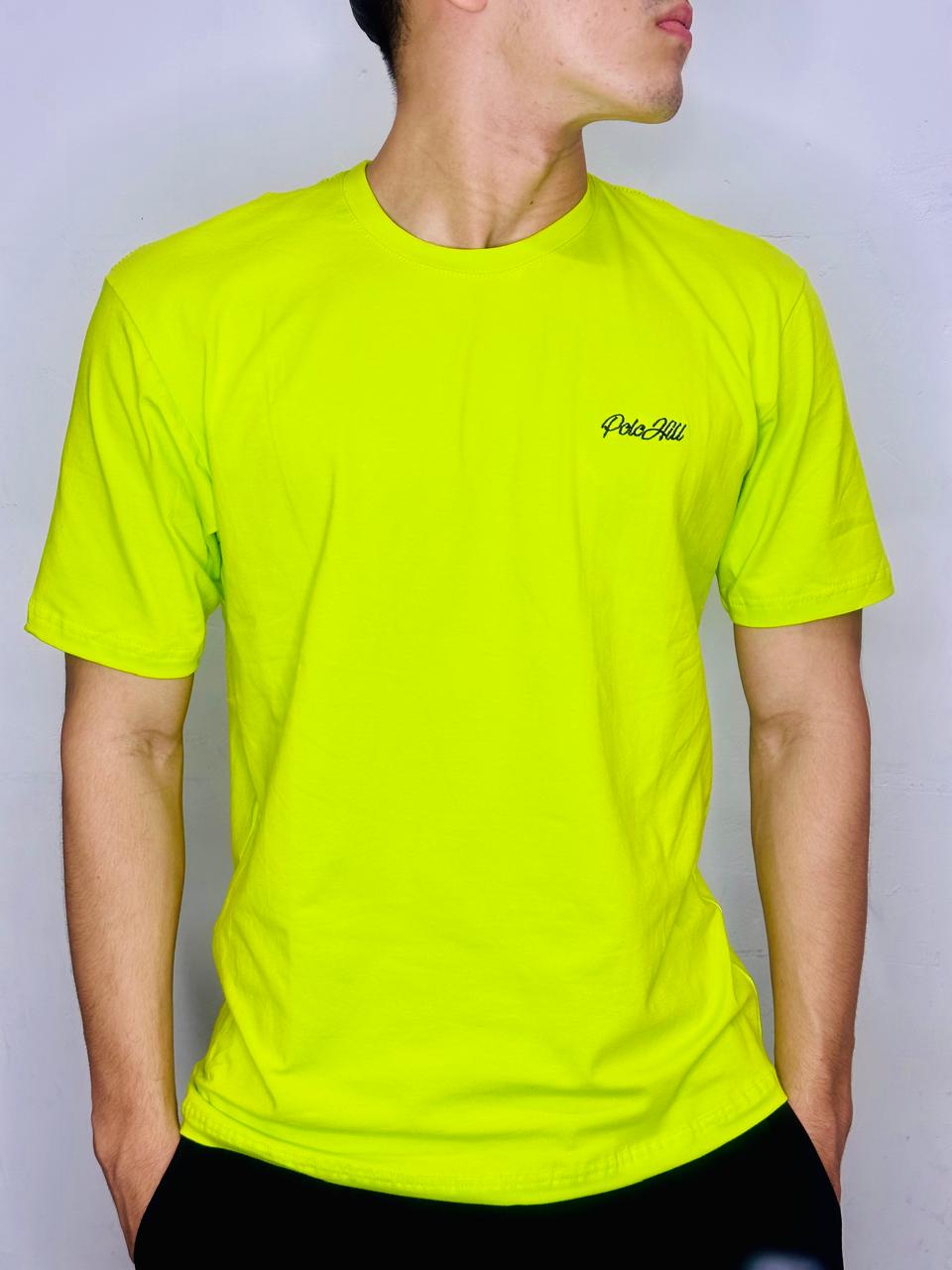 Camisetas Polo Hill Masculinas de Malha Cotton bordada