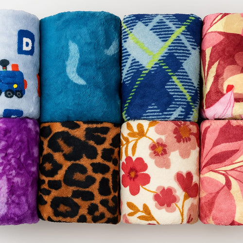 Manta casal Estampada de Microfibra 1,80 x 2,20 BWTEX