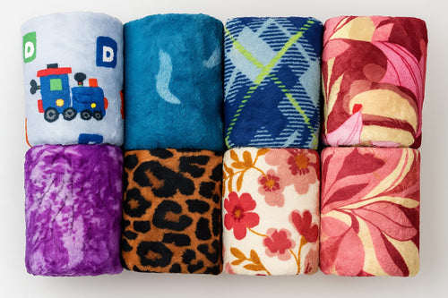 Manta casal Estampada de Microfibra 1,80 x 2,20 BWTEX