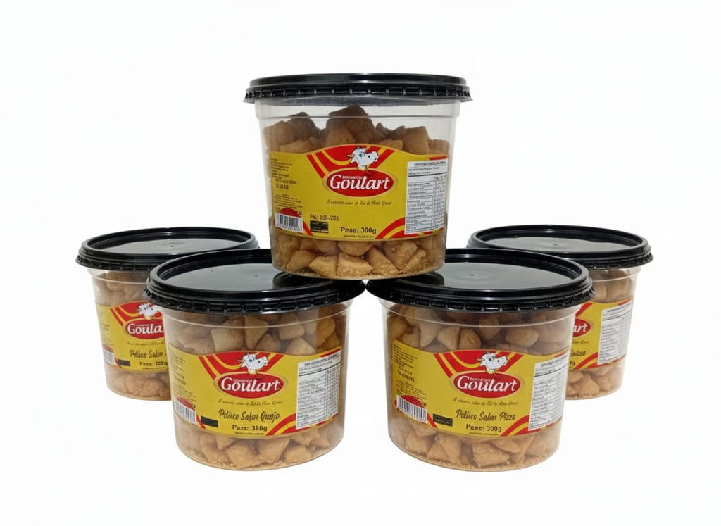 Biscoito petisco salgado diversos sabores  – 300g