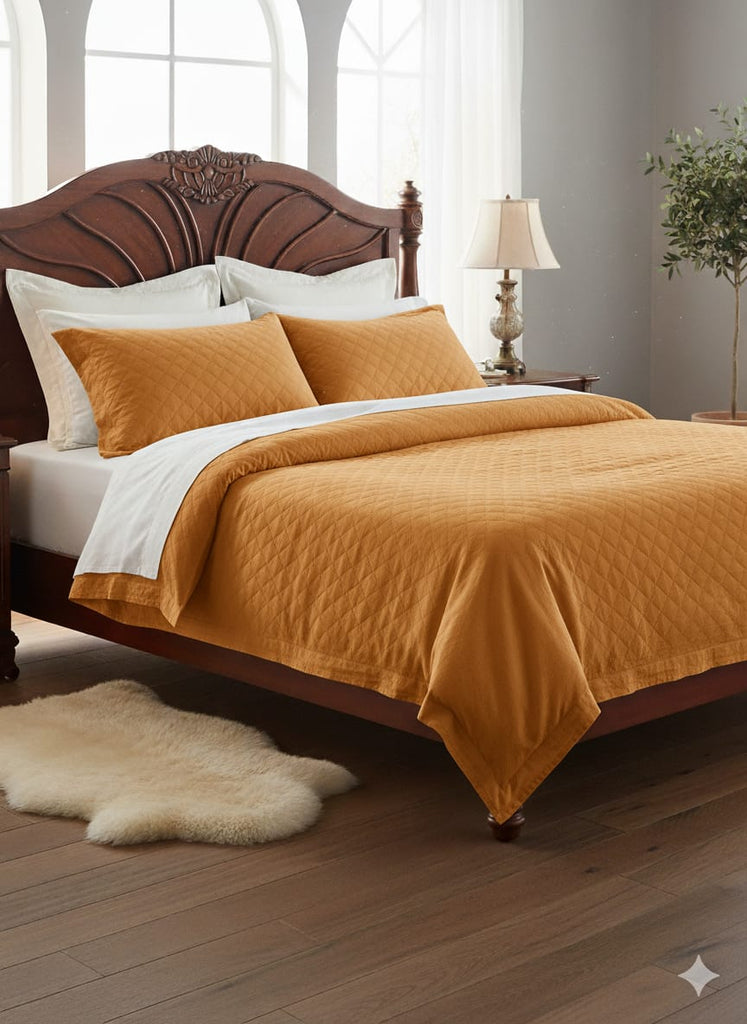 Cobre Leito Casal Roma – Conforto e Elegância para o Seu Quarto