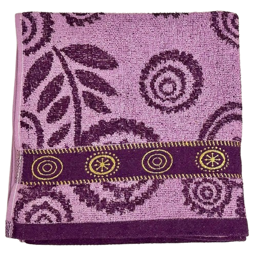 Toalha de banho Jakar estampada e Listrada